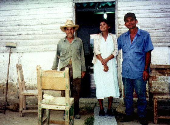 Campesinos en Vinales