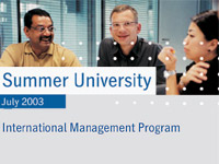 Summer University